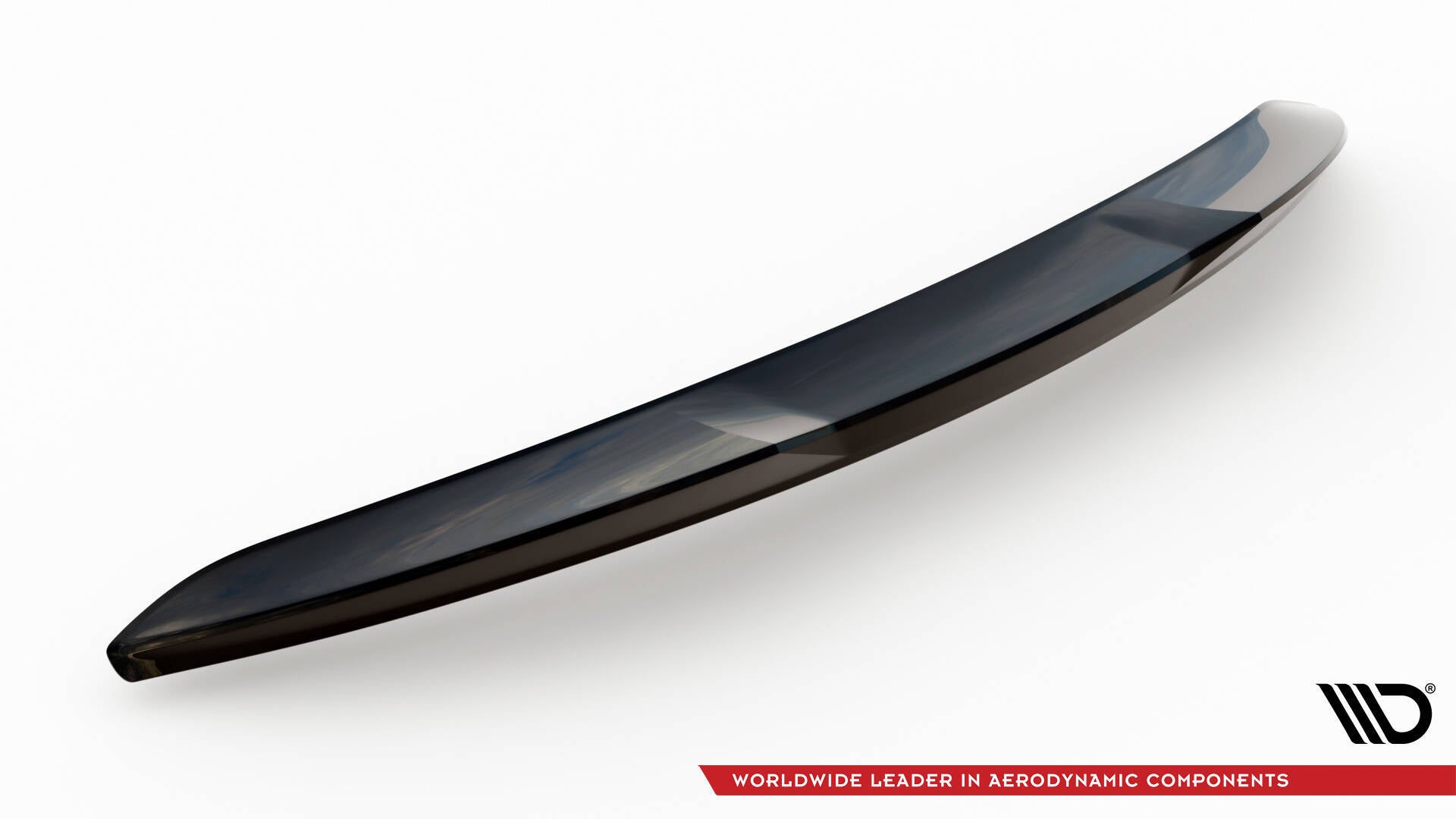 Maxton Design Spoiler CAP 3D passend für Tesla Model 3 Performance Mk1 Facelift schwarz Hochglanz