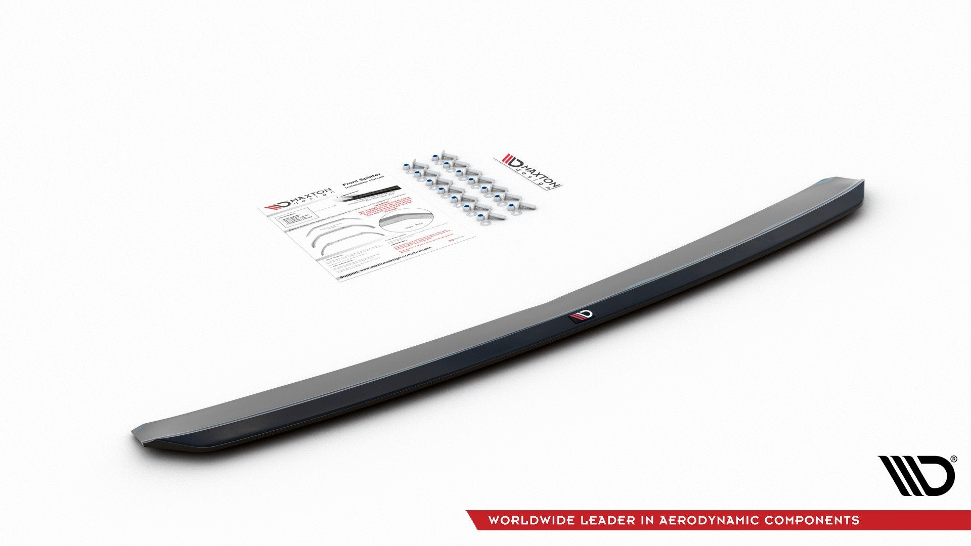 Maxton Design Front Ansatz V.4 für VW Polo GTI Mk6 schwarz matt