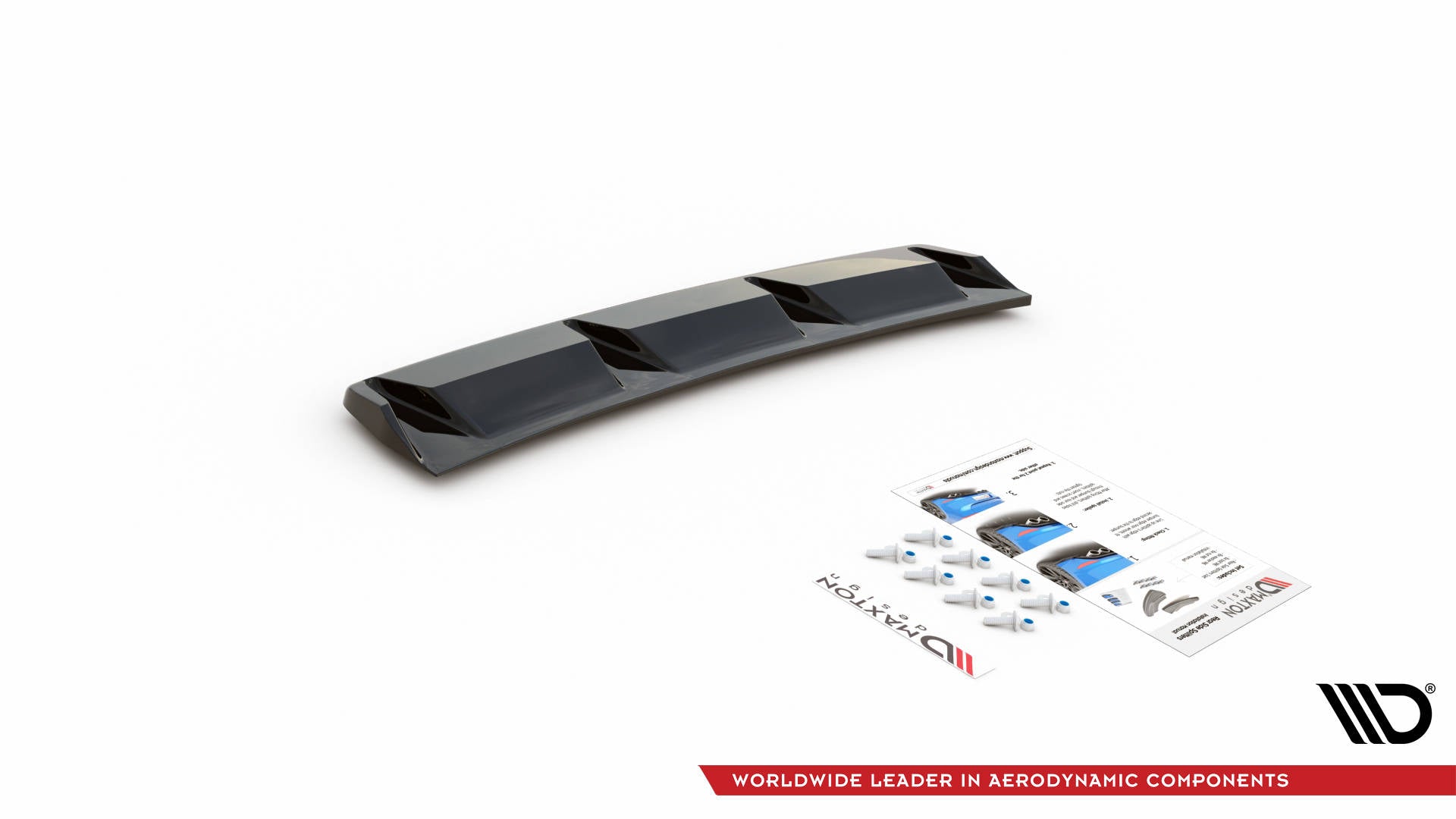 Maxton Design Heckansatz Audi S3 Limousine 8Y schwarz Hochglanz für Audi A3