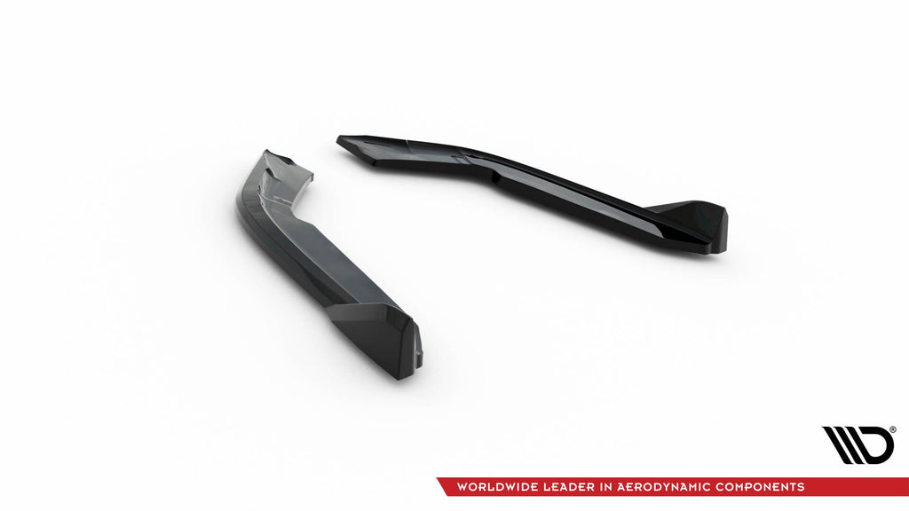 Maxton Design Heck Ansatz Flaps Diffusor V.5 passend für BMW 4er Coupe M-Paket F32 schwarz Hochglanz