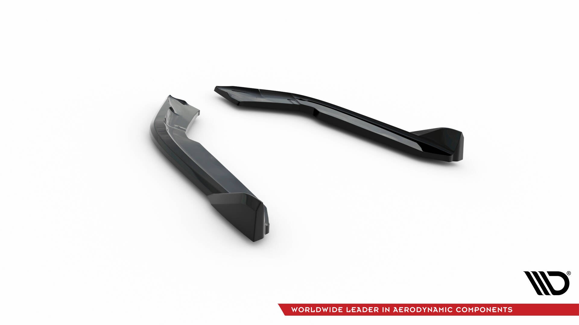 Maxton Design Heck Ansatz Flaps Diffusor V.5 passend für BMW 4er Coupe M-Paket F32 schwarz Hochglanz