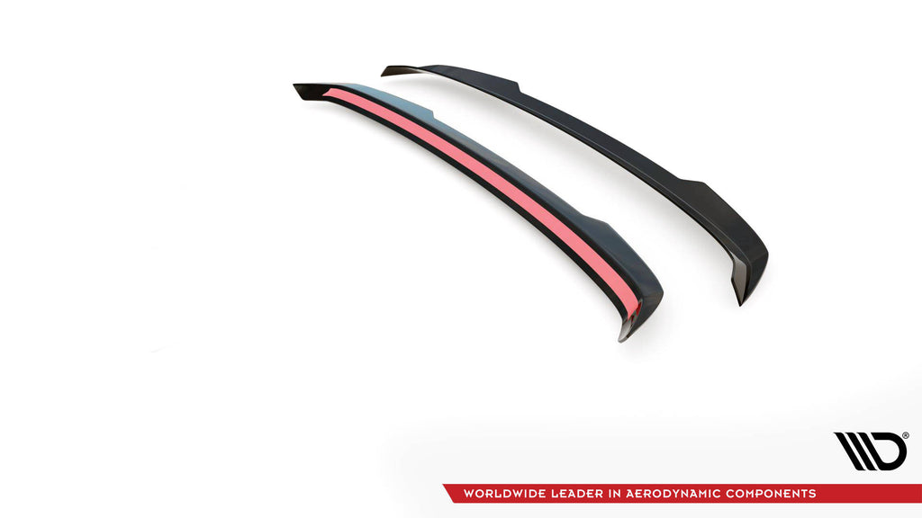 Maxton Design Spoiler CAP V.2 passend für Peugeot 208 Mk2 schwarz Hochglanz