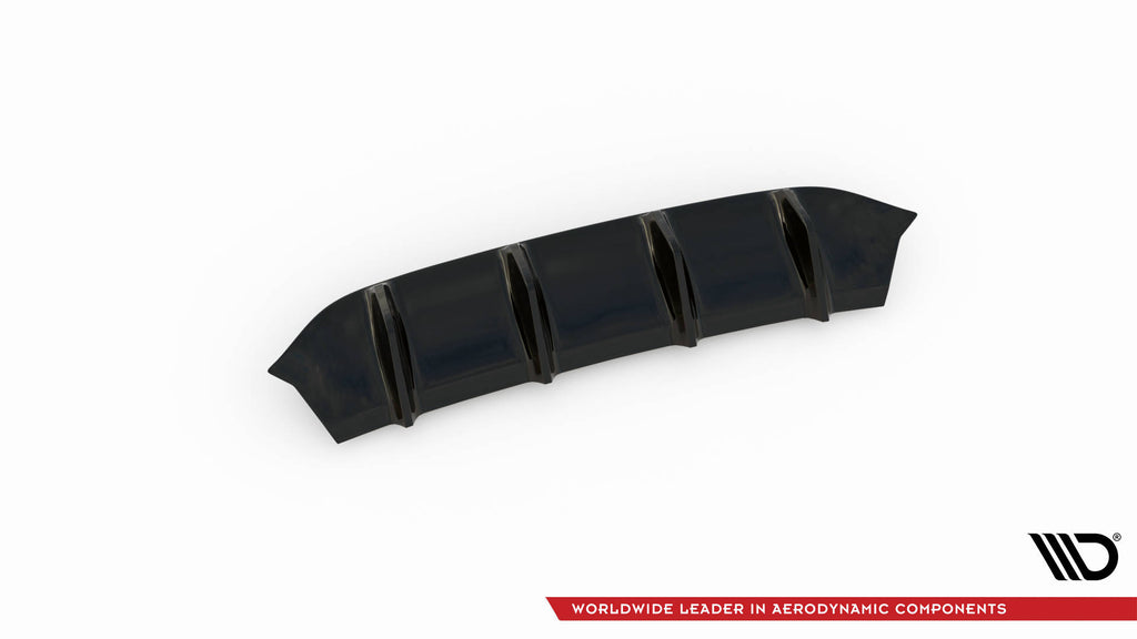 Maxton Design Diffusor Heck Ansatz passend für Mercedes-Benz GLE Coupe 63 AMG C292 schwarz Hochglanz