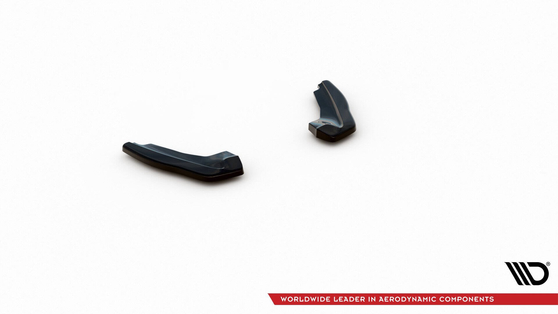 Maxton Design Heck Ansatz Flaps Diffusor V.1 passend für Ford Focus ST Mk4 schwarz Hochglanz
