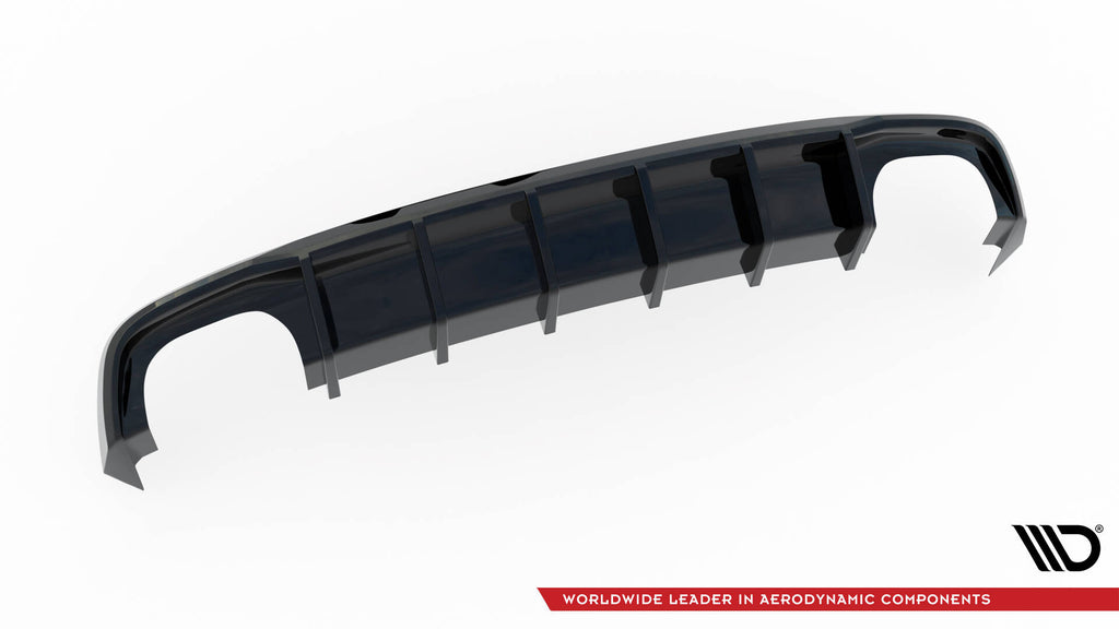 Maxton Design Diffusor Heck Ansatz passend für Audi S5 / A5 S-Line 8T Facelift