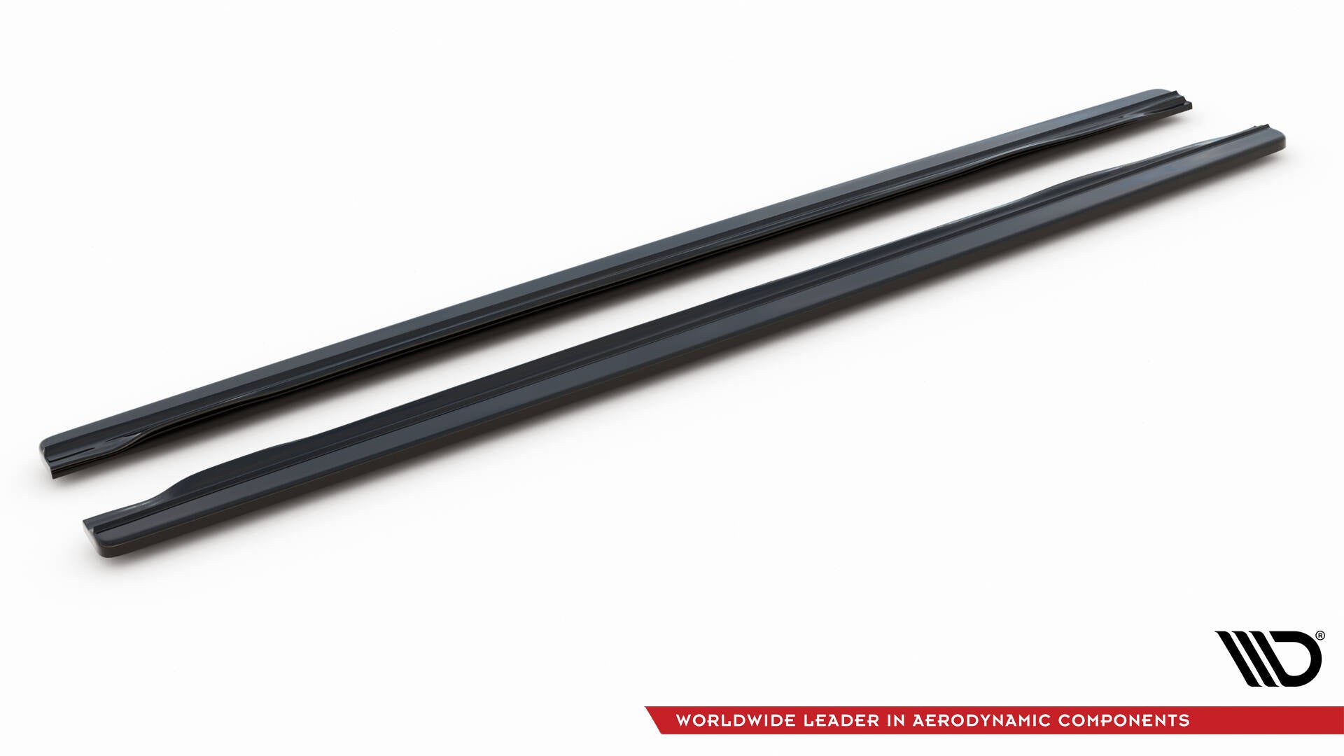 Maxton Design Street+ Seitenschweller Leisten passend für Audi S5 / A5 / A5 S-Line 8T / 8T FL schwarz Hochglanz