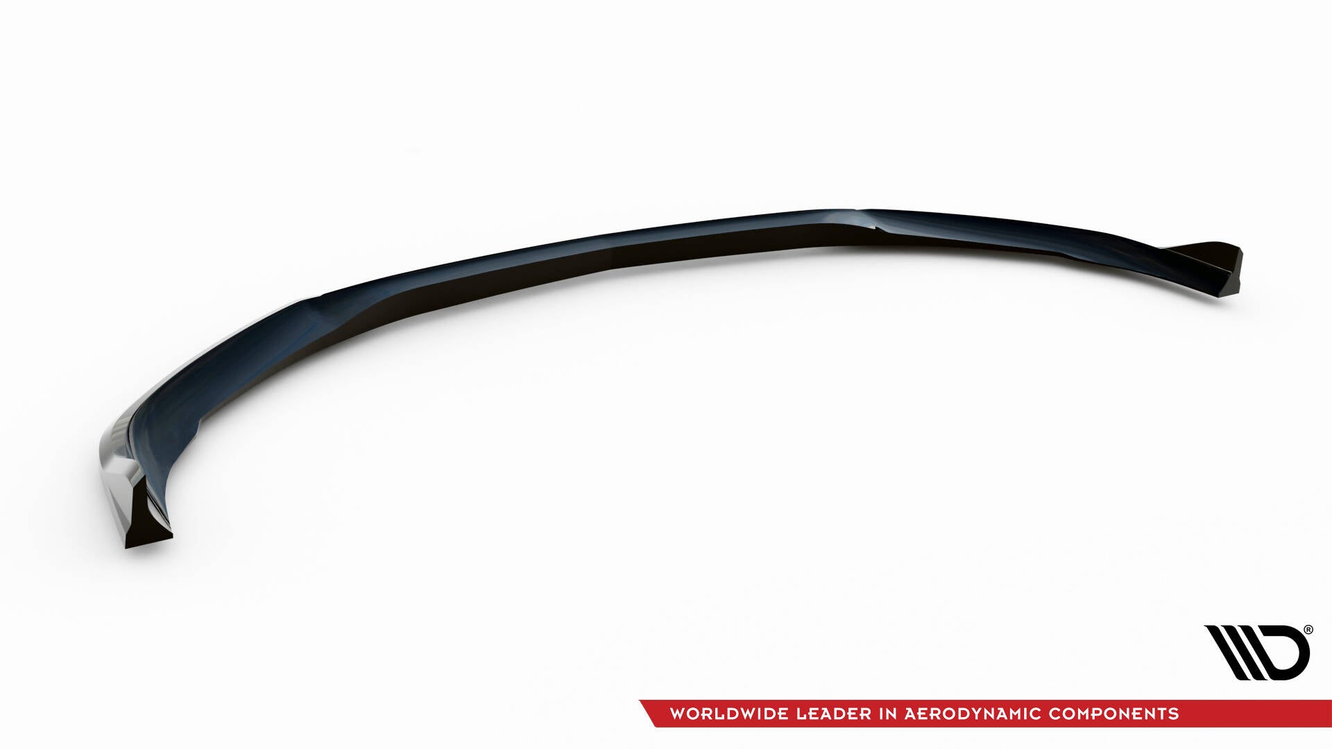 Maxton Design Street+ Spoilerlippe Front Ansatz V.3 passend für Mercedes-AMG C63 Limousine / Kombi W205 / S205 schwarz Hochglanz