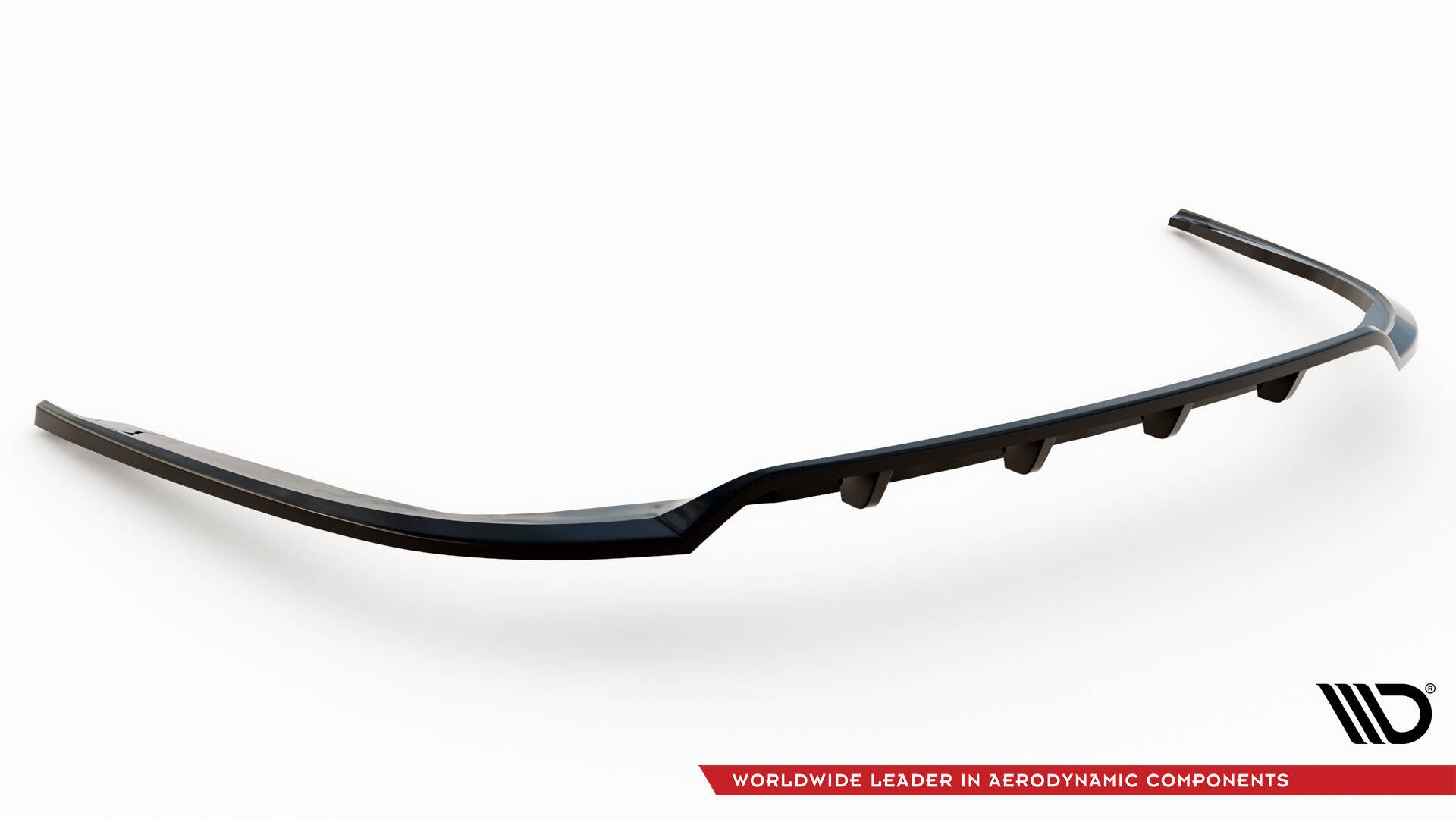 Maxton Design Street+ Mittlerer Diffusor RACE passend für Toyota Avensis Limousine Mk3 Facelift schwarz Hochglanz