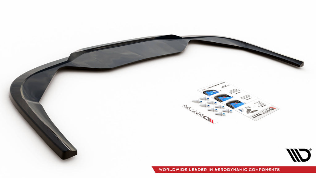 Maxton Design Heckansatz Peugeot 508 GT Mk1 Facelift schwarz Hochglanz für Peugeot 508 Mk1 Facelift