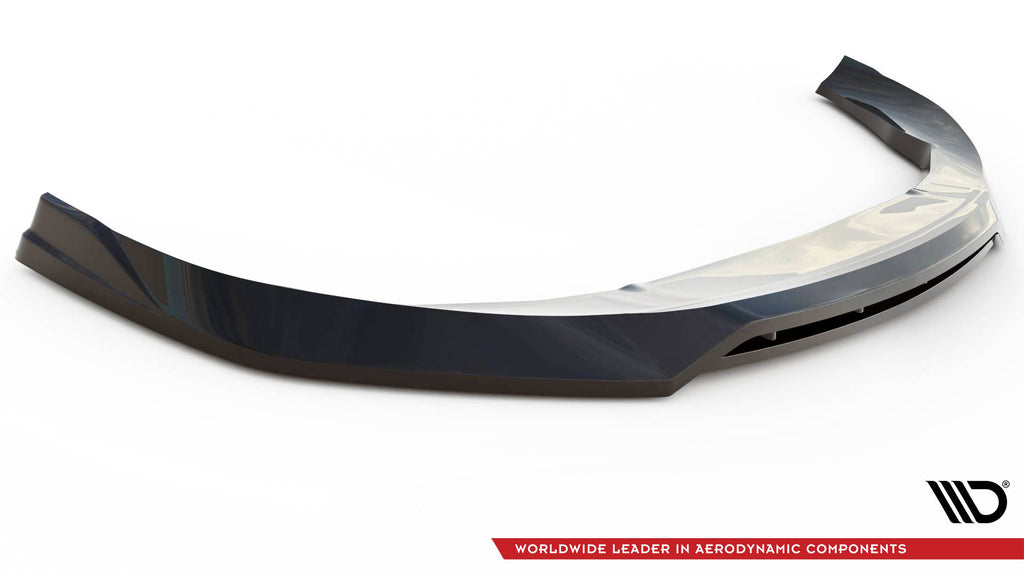 Maxton Design Street+ Spoilerlippe Front Ansatz V.3 passend für Audi e-Tron GT / RS GT Mk1 schwarz Hochglanz