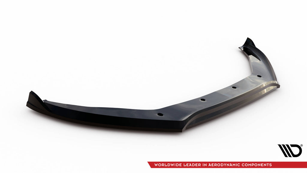 Maxton Design Street+ Spoilerlippe Front Ansatz V.2 passend für Ford Puma ST / ST-Line Mk1 schwarz Hochglanz
