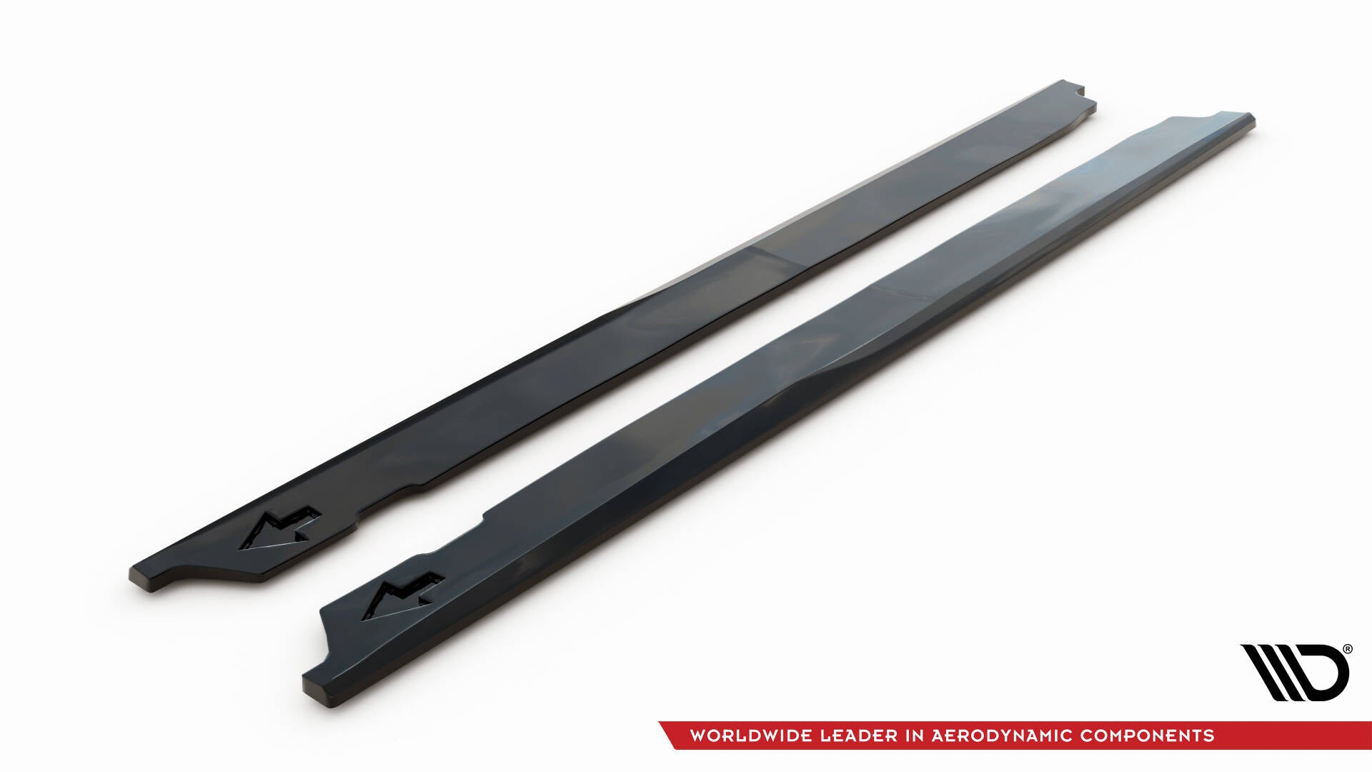 Maxton Design Street+ Seitenschweller Leisten passend für Ford Transit Connect L2 Mk2 Facelift schwarz Hochglanz