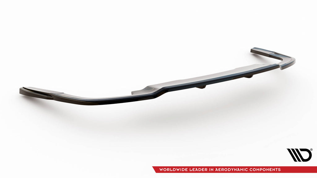 Maxton Design Street+ Mittlerer Diffusor RACE passend für Audi A5 S-Line F5 Facelift schwarz Hochglanz
