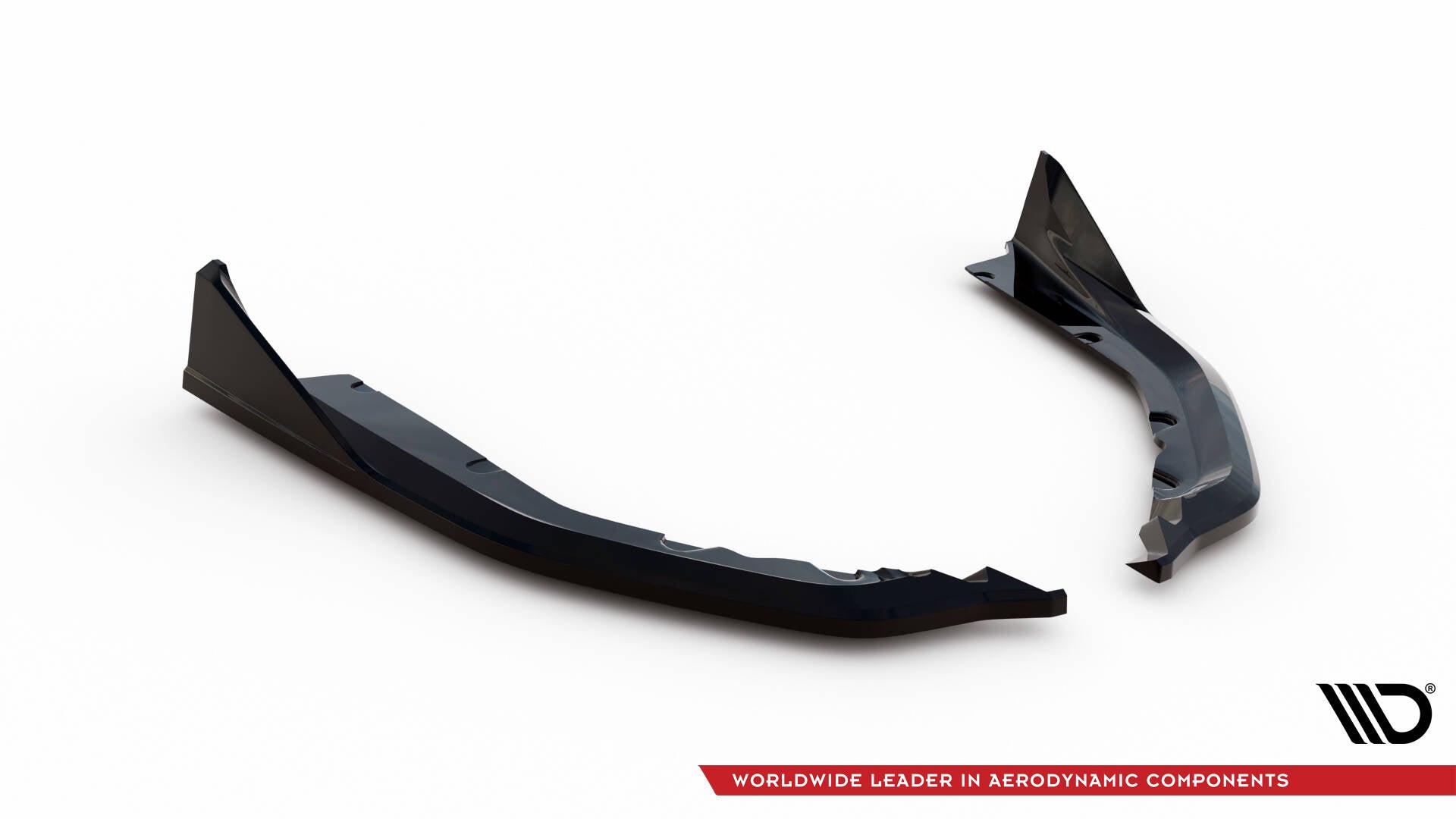 Maxton Design Heck Ansatz Flaps Diffusor V.5 passend für (Für heckansatz v.1) BMW M4 G82 / G82 Facelift schwarz Hochglanz