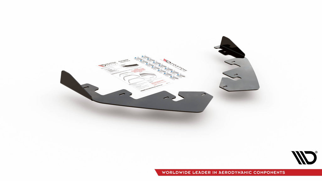 Maxton Design Flaps BMW M135i F20 schwarz Hochglanz für BMW 1er F20- F21