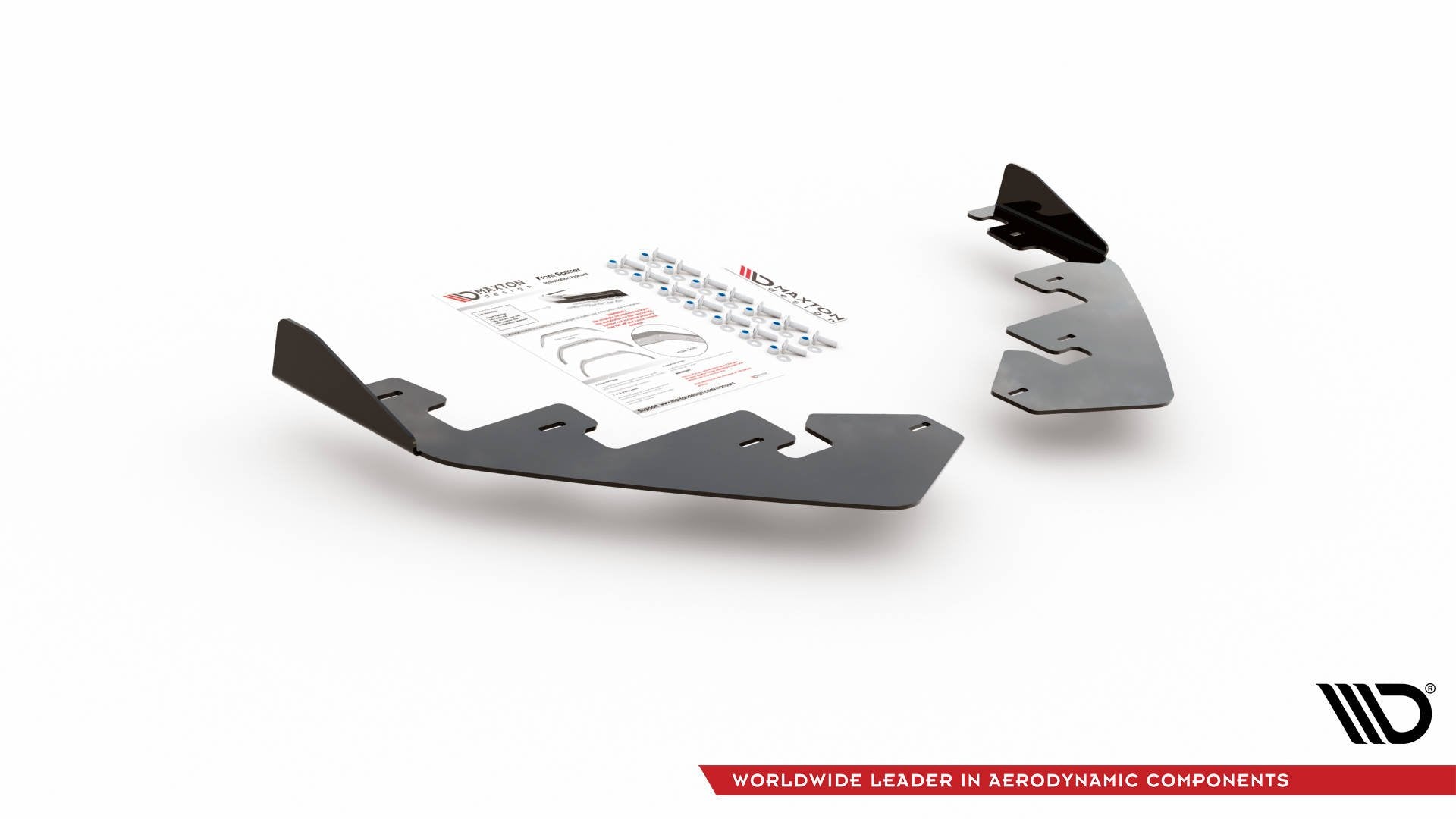 Maxton Design Flaps BMW M135i F20 schwarz Hochglanz für BMW 1er F20- F21
