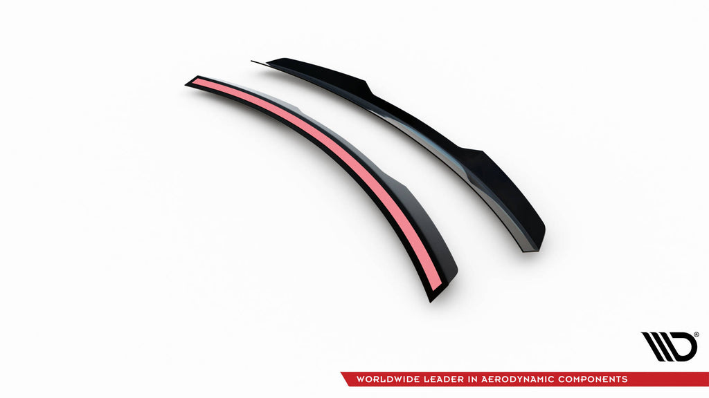 Maxton Design Niedriger Spoiler CAP passend für Honda Civic Sport Mk 10 schwarz Hochglanz