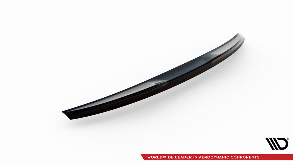 Maxton Design Spoiler CAP 3D passend für Mercedes-Benz CLA Coupe C118 Facelift schwarz Hochglanz