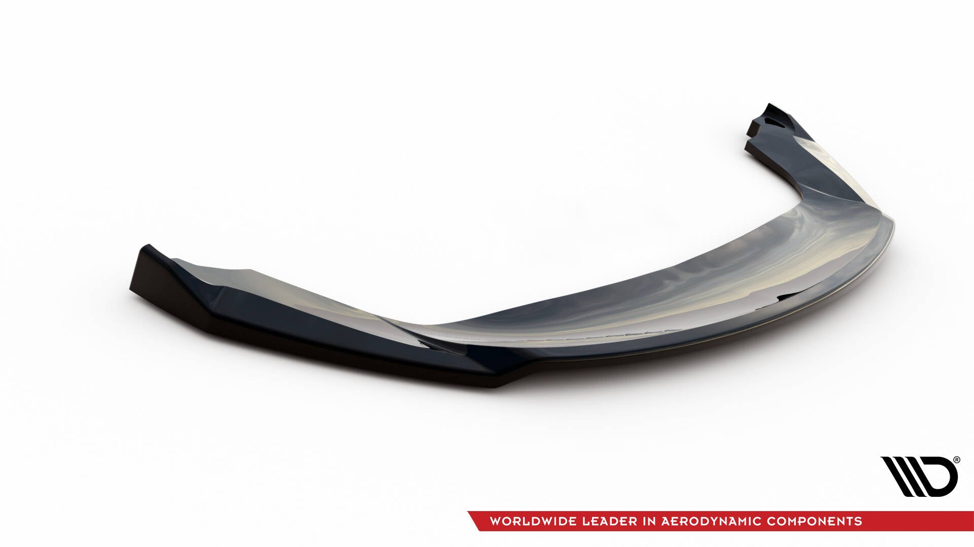Maxton Design Street+ Spoilerlippe Front Ansatz V.1 passend für Seat Ibiza FR SC Mk4 Facelift schwarz Hochglanz