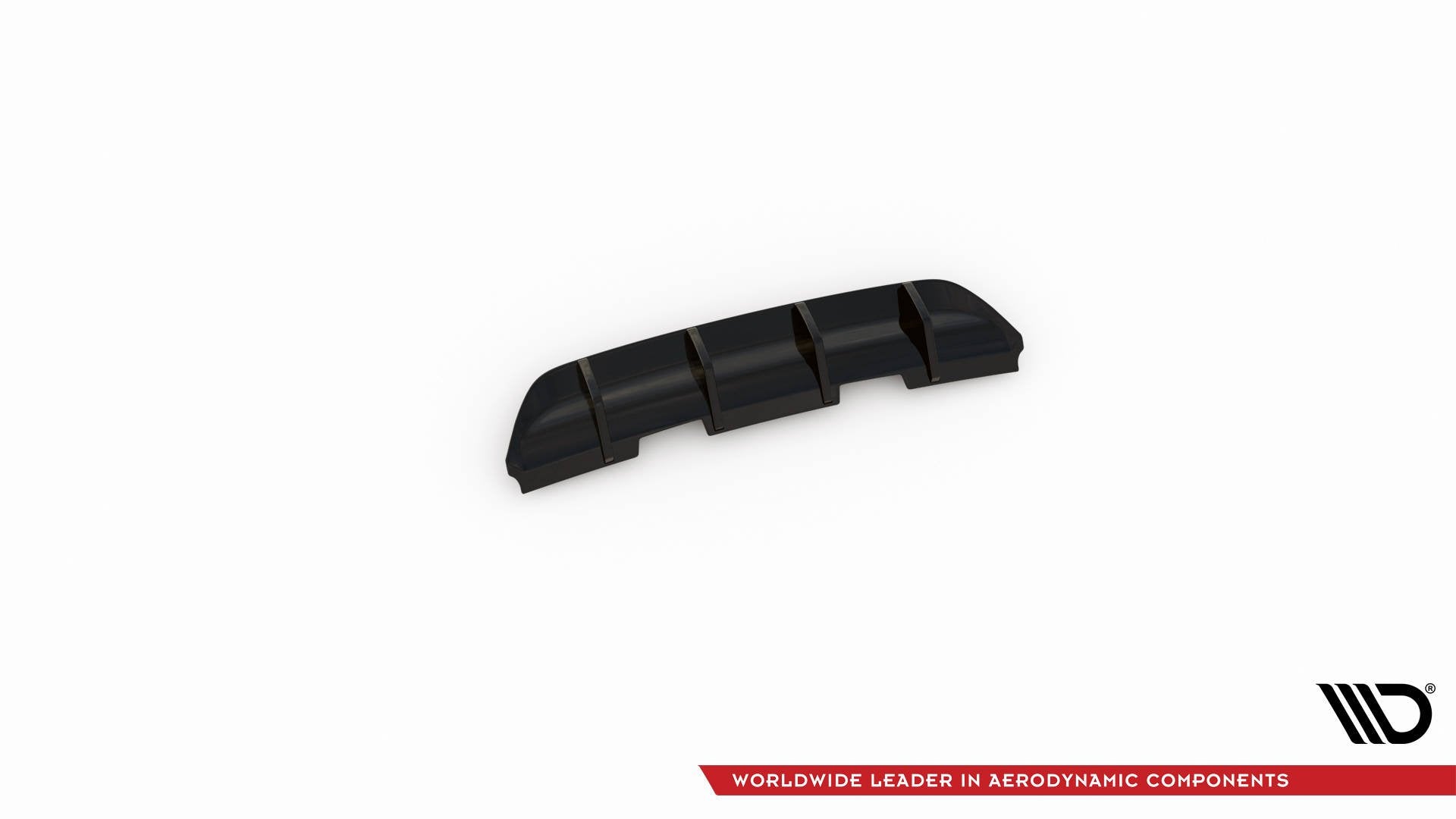 Maxton Design Diffusor Heck Ansatz passend für Ford Escape Mk3 schwarz Hochglanz