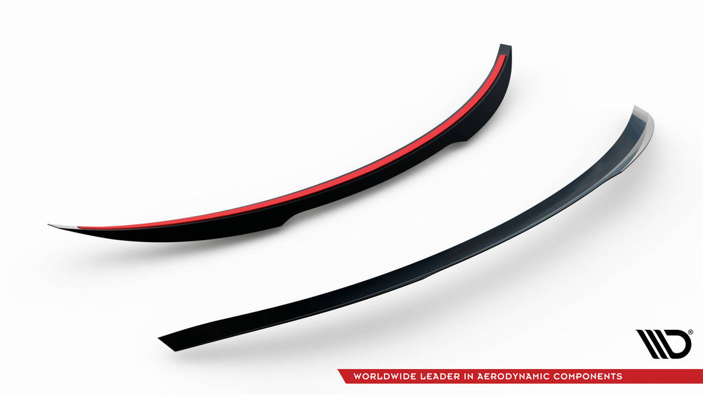 Maxton Design Spoiler CAP passend für Mercedes-Benz E-Klasse W213 Coupe (C238) AMG-Line / 53 AMG schwarz Hochglanz