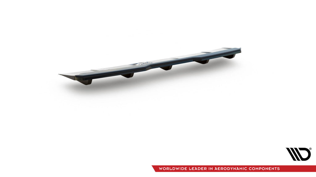 Maxton Design Street+ Mittlerer Diffusor RACE passend für Skoda Kodiaq RS Mk1 / Mk1 Facelift schwarz Hochglanz