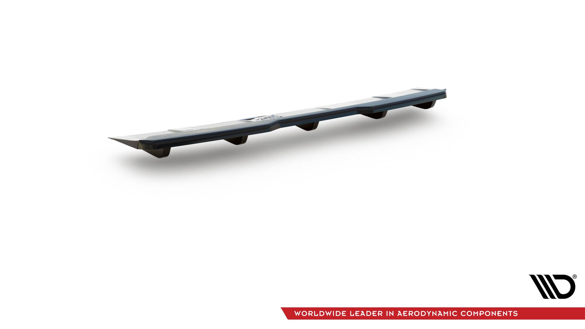 Maxton Design Street+ Mittlerer Diffusor RACE passend für Skoda Kodiaq RS Mk1 / Mk1 Facelift schwarz Hochglanz