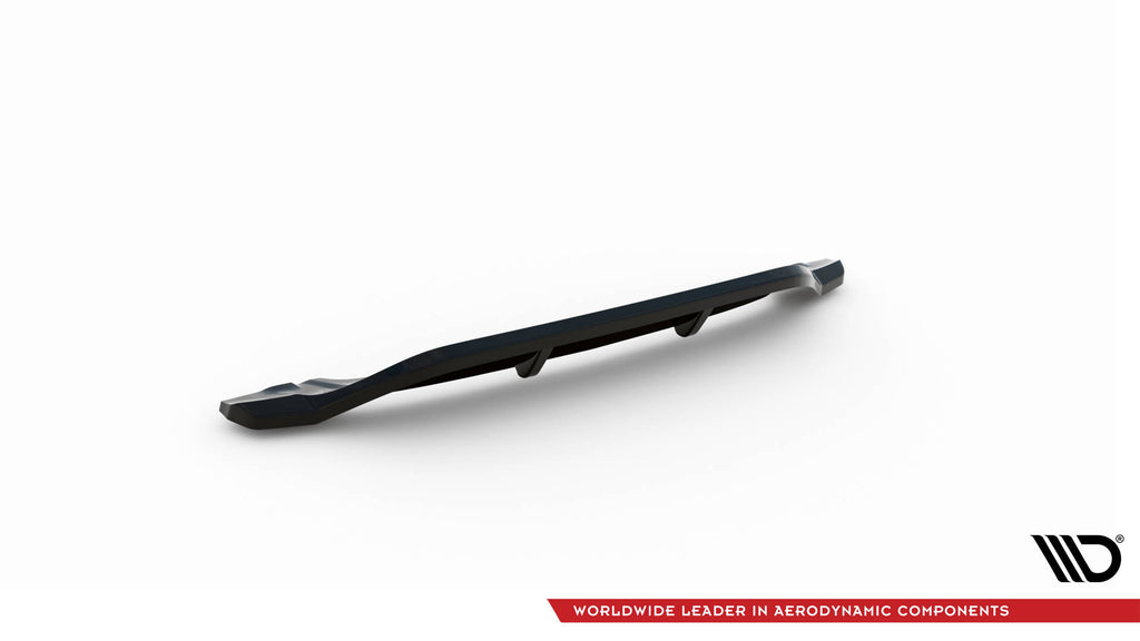 Maxton Design Street+ Mittlerer Diffusor RACE passend für BMW X3 M40i / M40d G01 schwarz Hochglanz