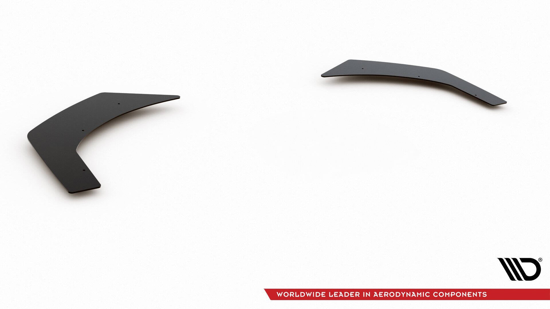 Maxton Design Flaps Hyundai I30 N Mk3 Hatchback / Fastback schwarz Hochglanz für Hyundai I30 N Mk3