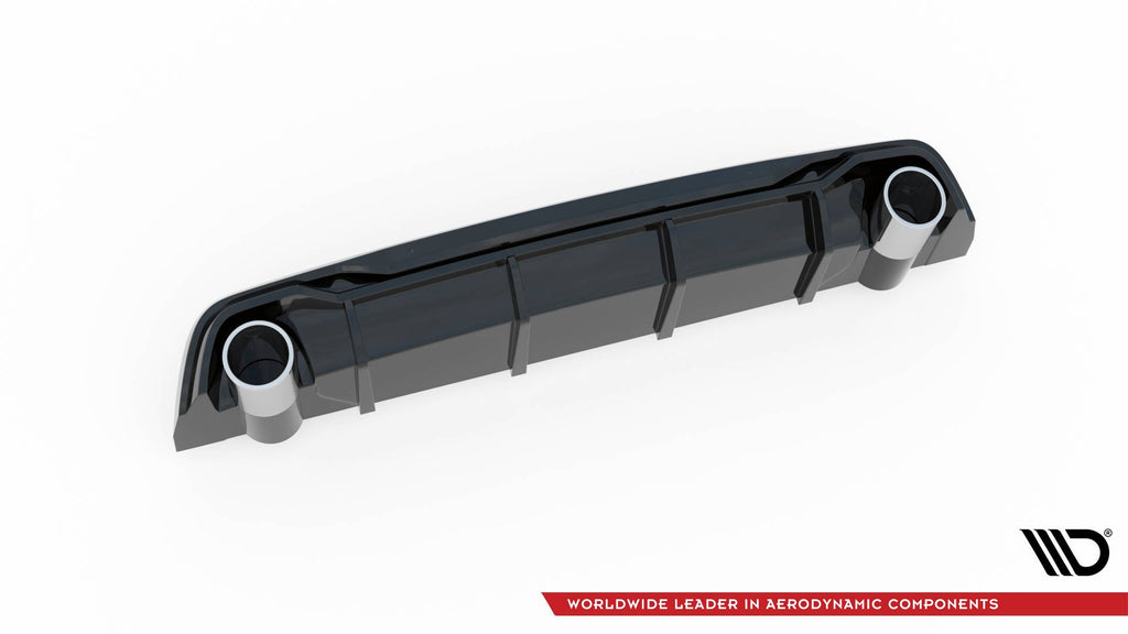 Maxton Design Diffusor Heck Ansatz + Endrohre für Peugeot 308 GT Mk2 Facelift