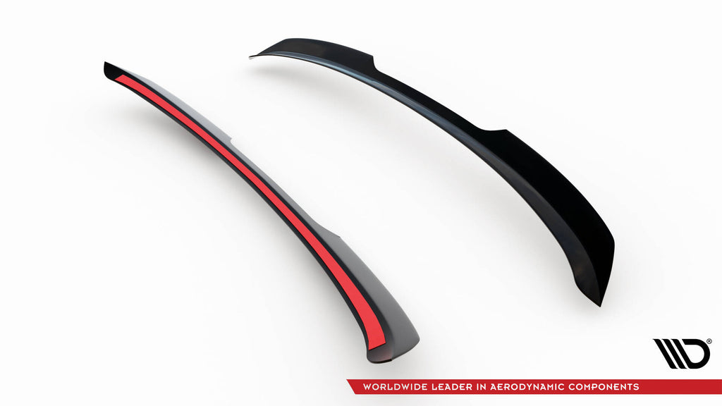 Maxton Design Spoiler CAP passend für Ford Focus ST Mk2 Facelift schwarz Hochglanz