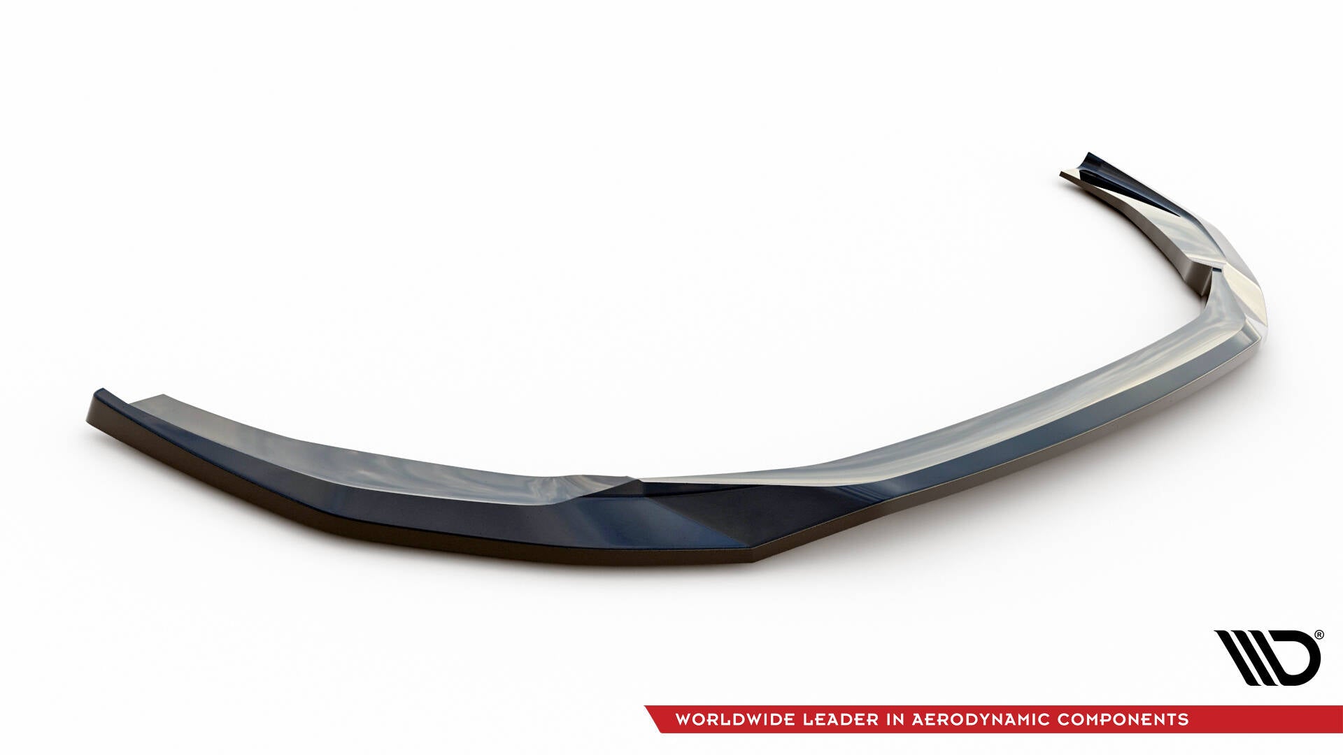 Maxton Design Street+ Spoilerlippe Front Ansatz V.1 passend für Audi RS4 B9 Facelift schwarz Hochglanz