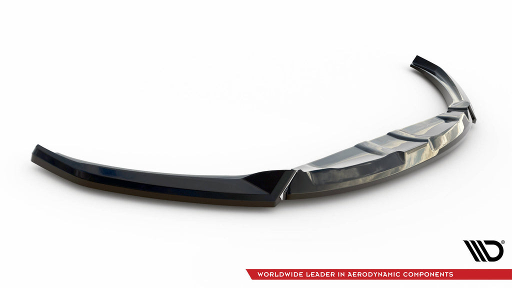 Maxton Design Street+ Spoilerlippe Front Ansatz V.1 passend für Maserati Levante Mk1 schwarz Hochglanz