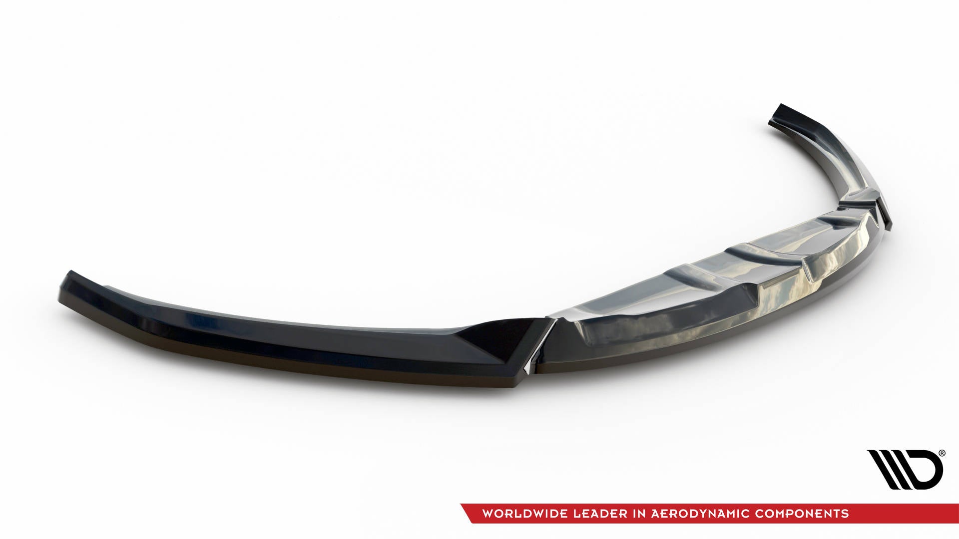 Maxton Design Street+ Spoilerlippe Front Ansatz V.1 passend für Maserati Levante Mk1 schwarz Hochglanz