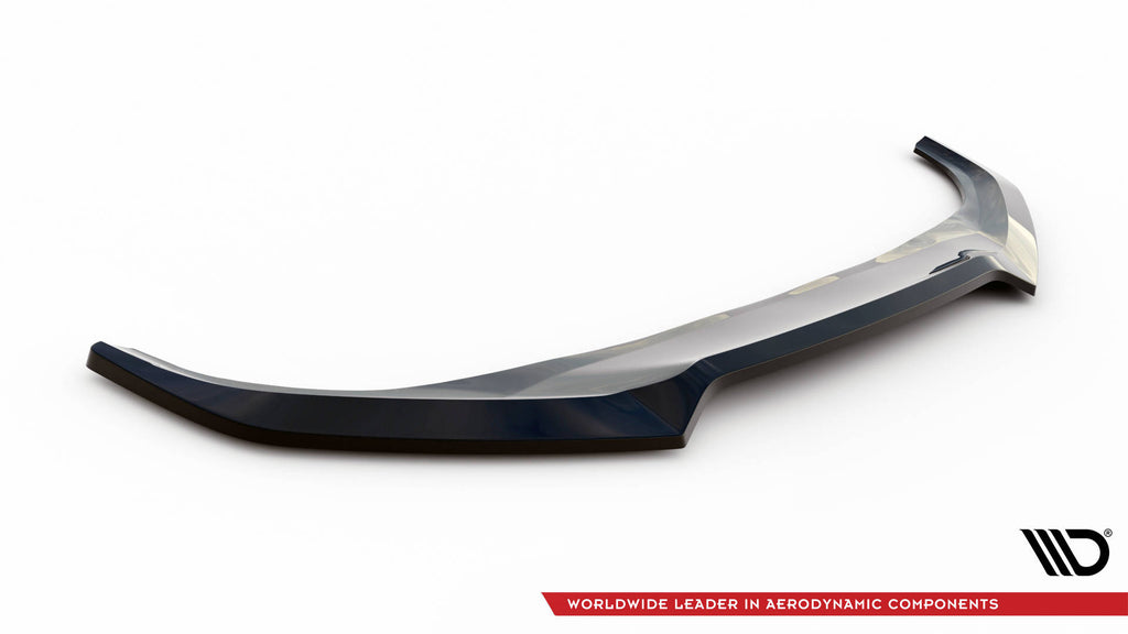Maxton Design Street+ Spoilerlippe Front Ansatz V.1 passend für Kia EV6 GT-Line Mk1 schwarz Hochglanz