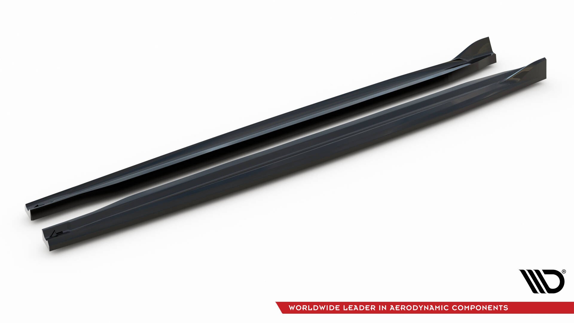 Maxton Design Street+ Seitenschweller Leisten passend für Alfa Romeo Stelvio Quadrifoglio Mk1 schwarz Hochglanz