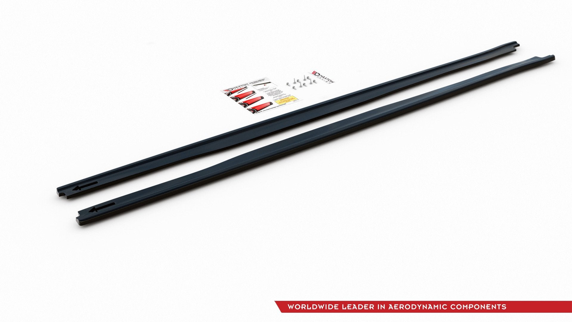 Maxton Design Street+ Seitenschweller Leisten passend für Toyota Corolla XII Limousine schwarz Hochglanz