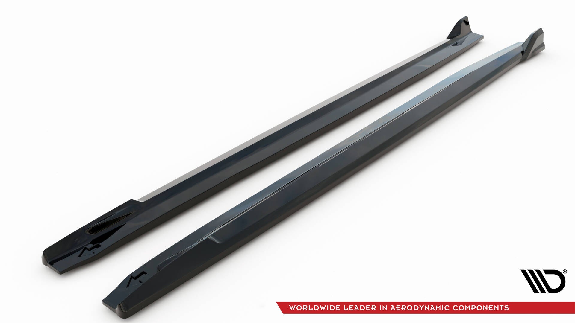 Maxton Design Street+ Seitenschweller Leisten V.2 passend für BMW X5 M-Paket G05 schwarz Hochglanz
