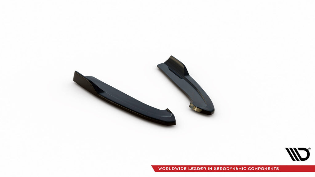 Maxton Design Heck Ansatz Flaps Diffusor V.6 passend für Ford Focus Kombi ST Mk4 schwarz Hochglanz