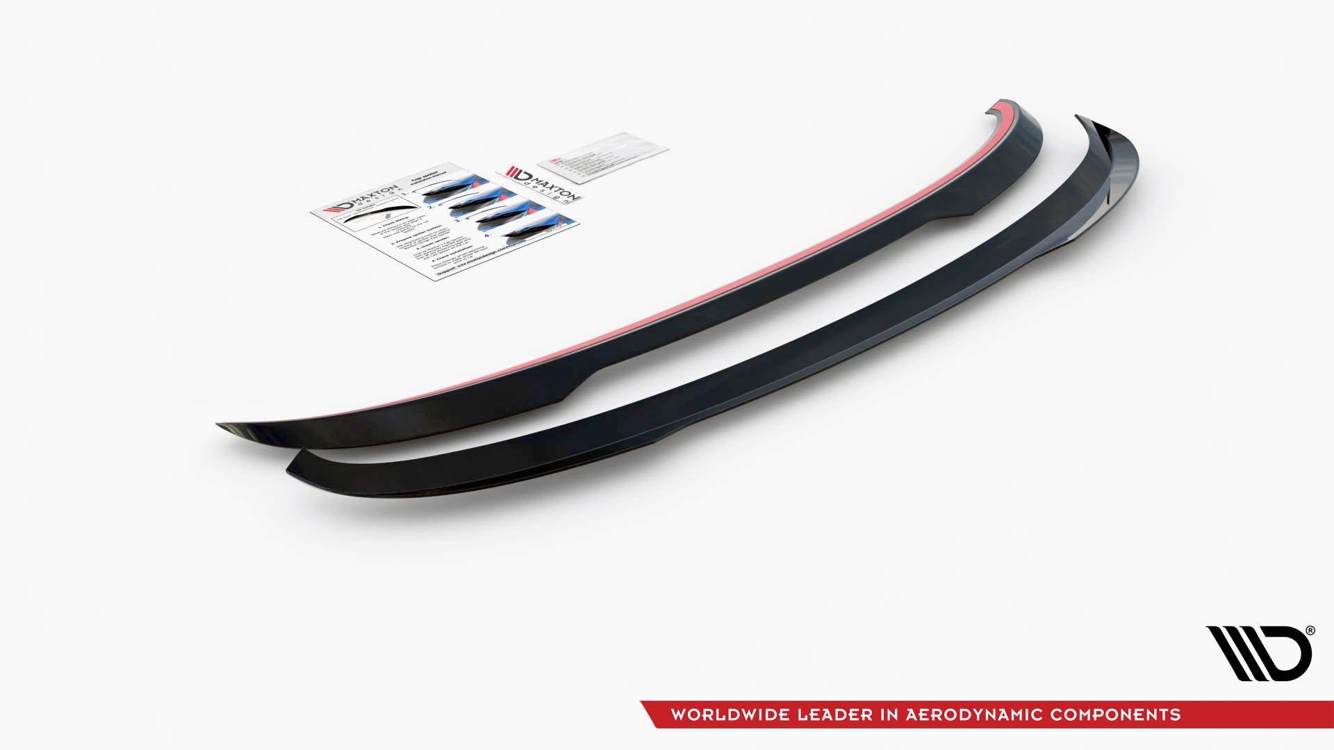 Maxton Design Spoiler CAP passend für Ford C-Max Mk2 schwarz Hochglanz