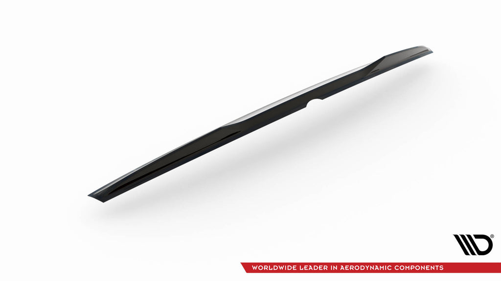 Maxton Design Spoiler CAP 3D passend für Mercedes-Benz S W222 / W222 Facelift schwarz Hochglanz