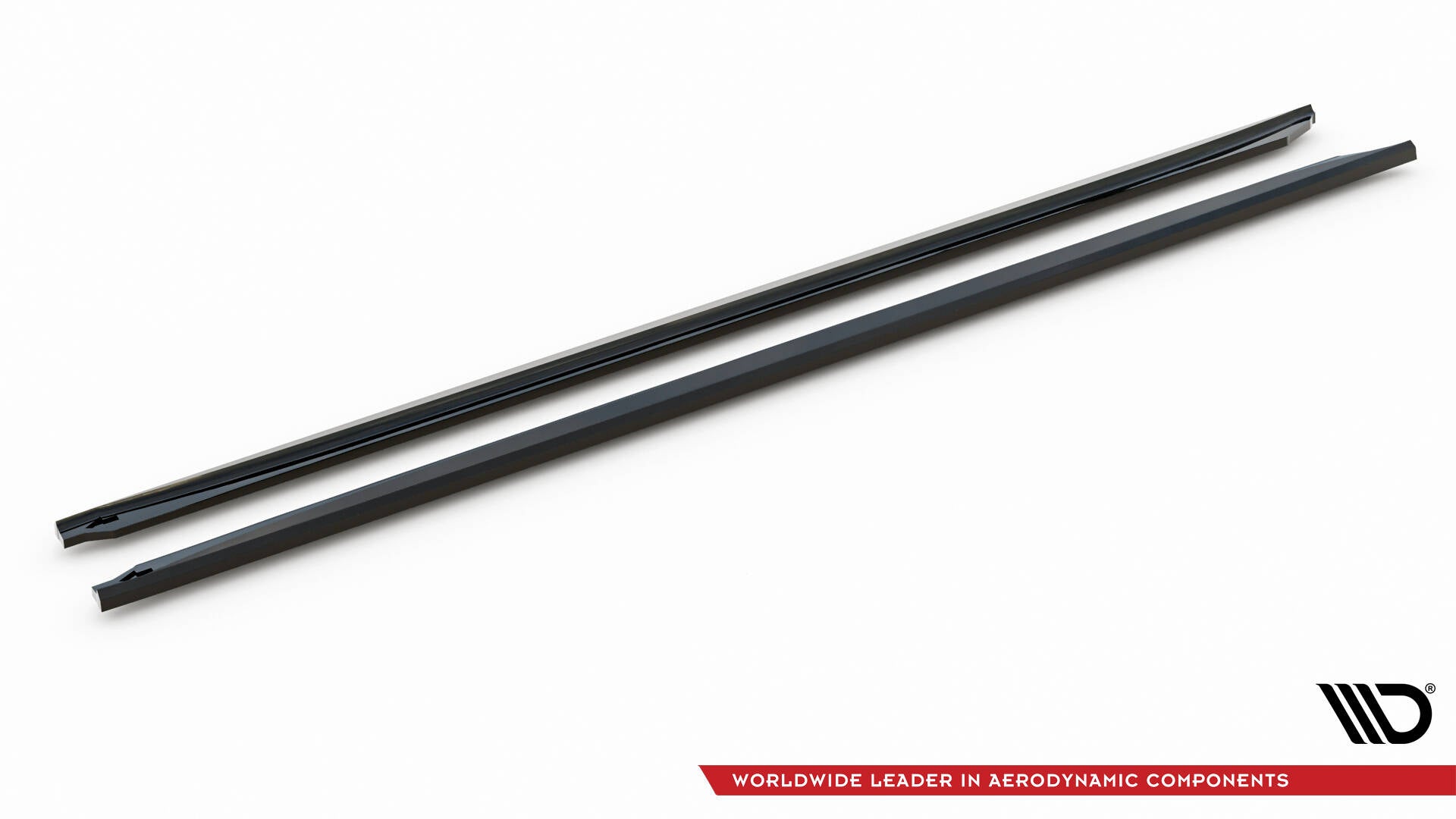 Maxton Design Street+ Seitenschweller Leisten passend für BMW 5er G30 / G31 Facelift schwarz Hochglanz