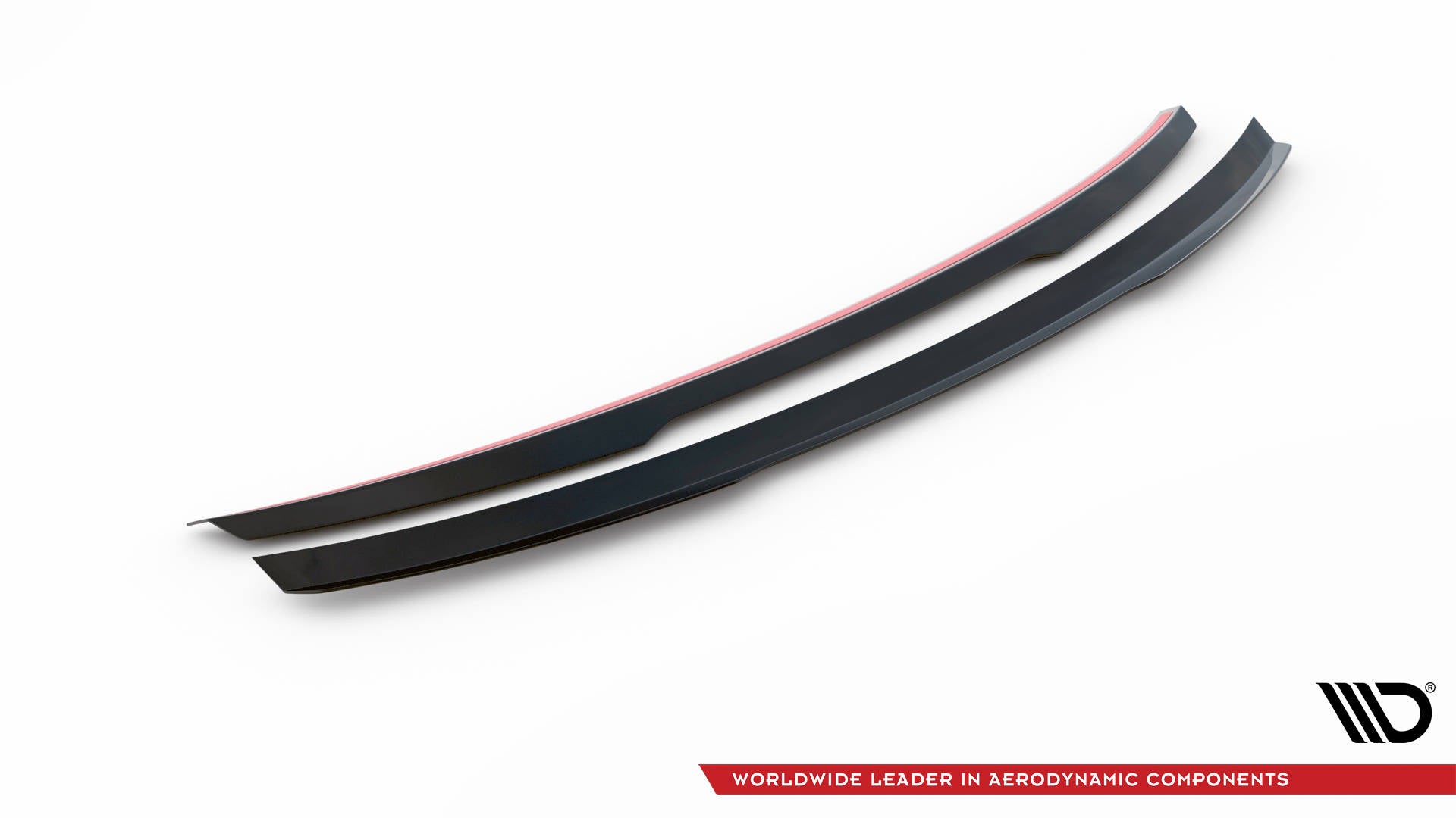 Maxton Design Spoiler CAP passend für Audi S8 / A8 S-Line D5 Facelift schwarz Hochglanz