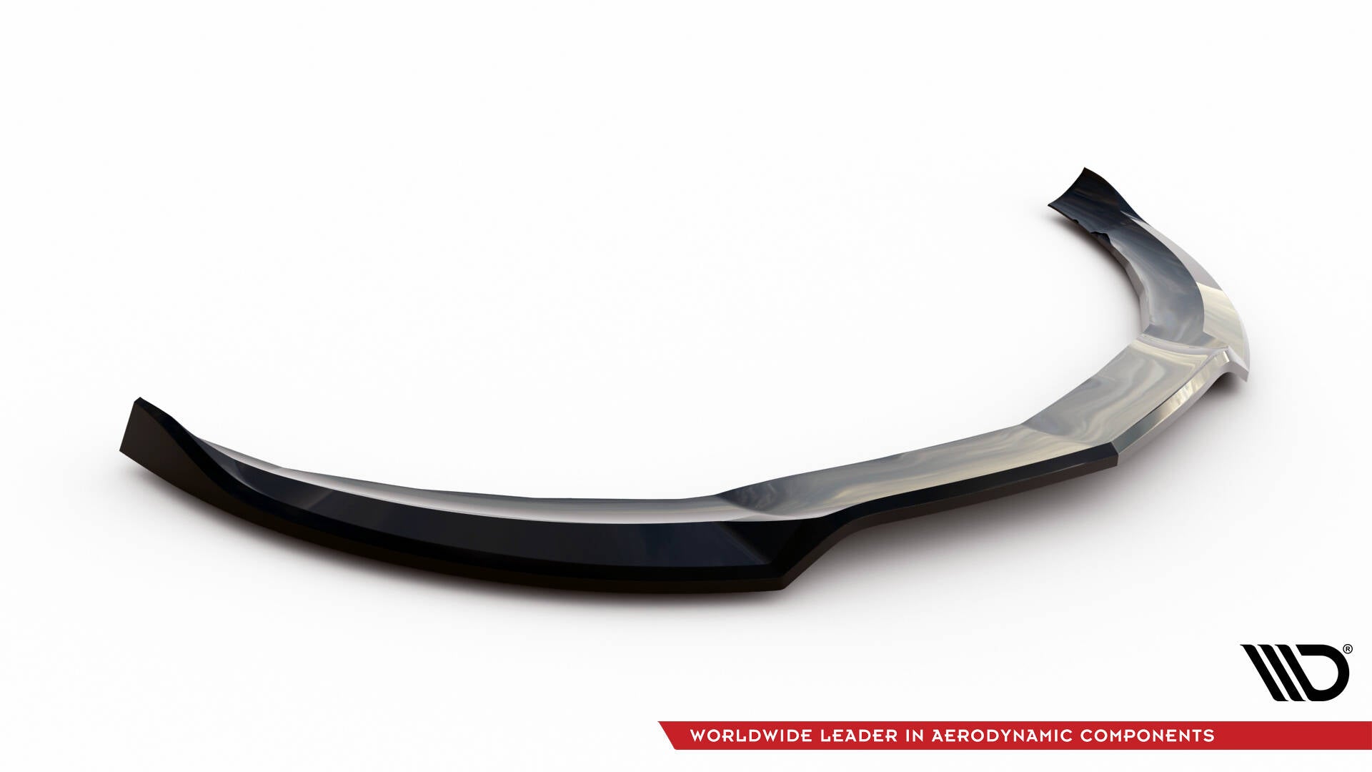 Maxton Design Street+ Spoilerlippe Front Ansatz V.4 passend für Mercedes-Benz A45 AMG W176 schwarz Hochglanz
