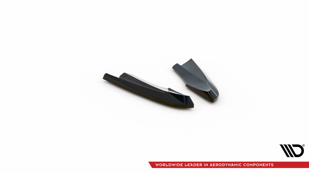 Maxton Design Heck Ansatz Flaps Diffusor passend für Volvo S60 Mk2 schwarz Hochglanz