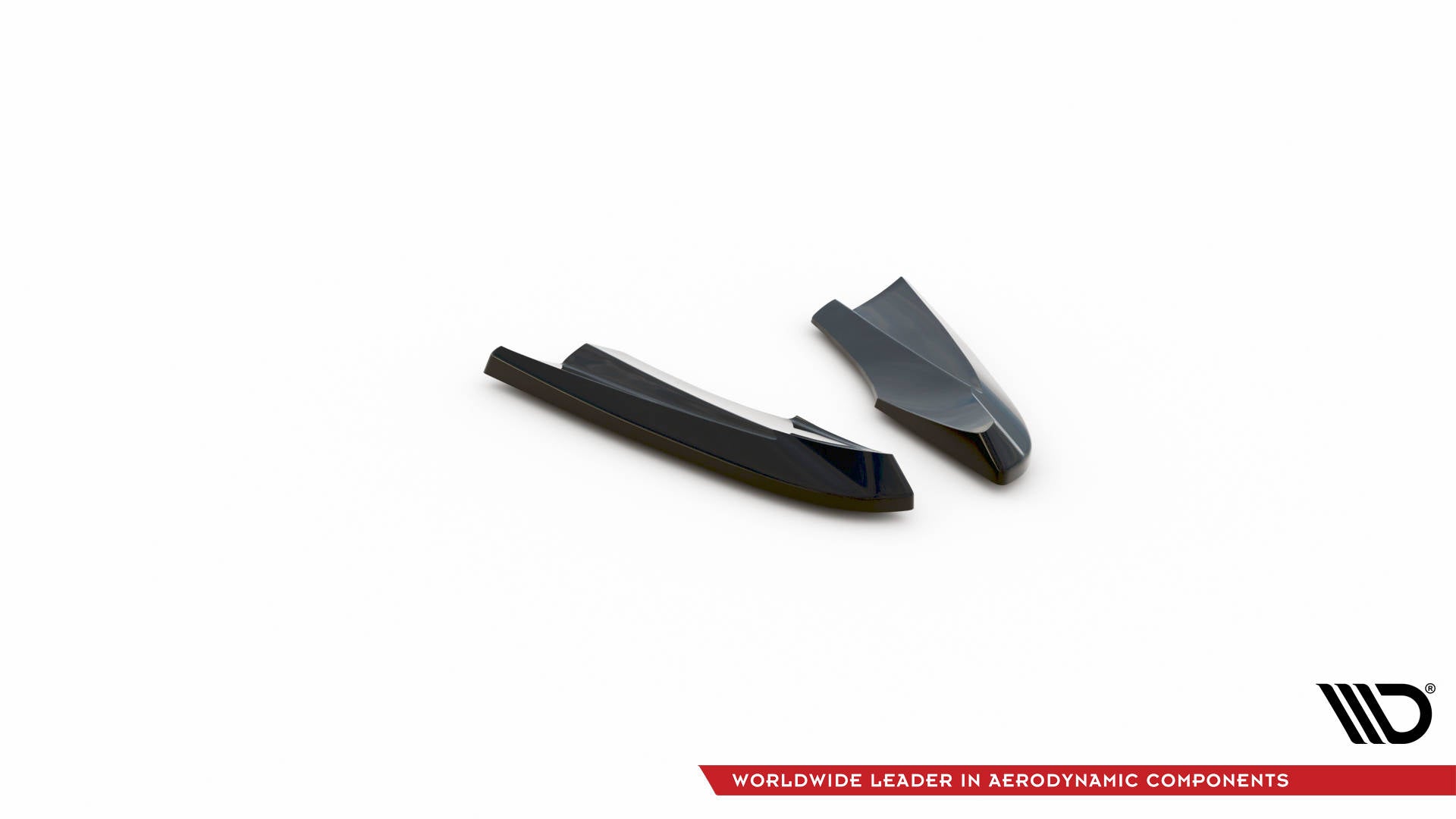 Maxton Design Heck Ansatz Flaps Diffusor passend für Volvo S60 Mk2 schwarz Hochglanz