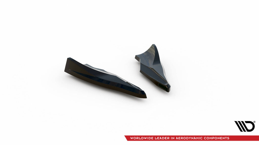 Maxton Design Heck Ansatz Flaps Diffusor V.4 passend für Cupra Formentor Mk1 Facelift schwarz Hochglanz