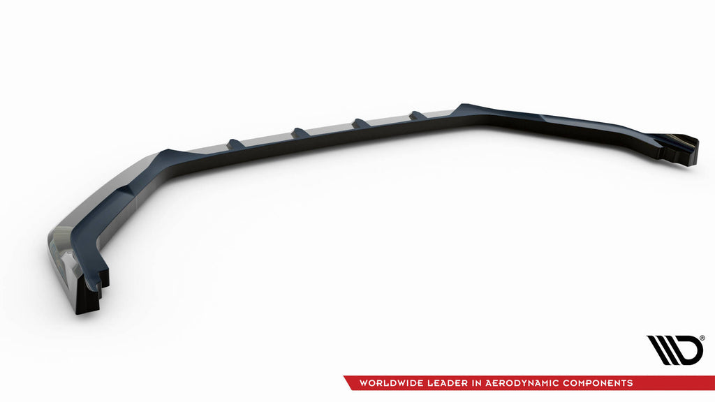 Maxton Design Street+ Spoilerlippe Front Ansatz V.2 passend für Honda Civic Type-R Mk 11 schwarz Hochglanz