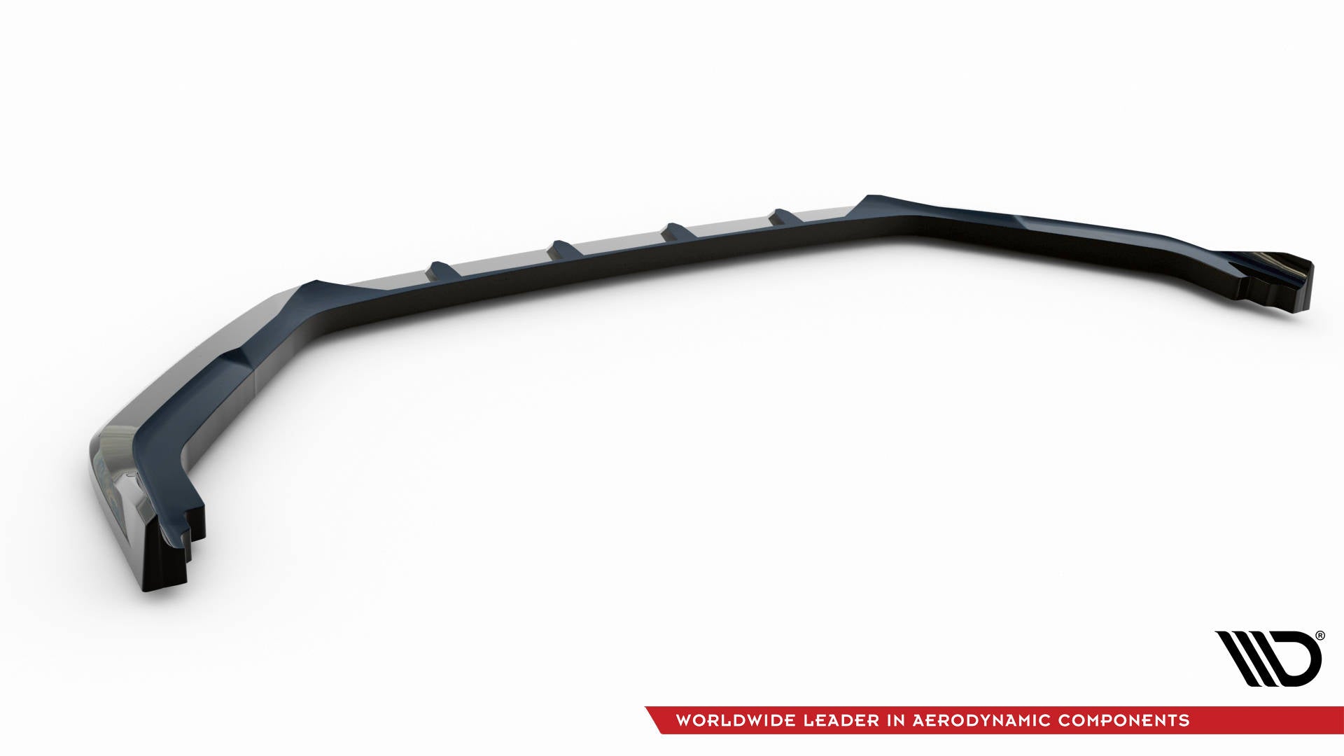 Maxton Design Street+ Spoilerlippe Front Ansatz V.2 passend für Honda Civic Type-R Mk 11 schwarz Hochglanz