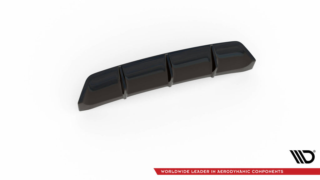 Maxton Design Diffusor Heck Ansatz passend für Ford Mondeo ST-Line Mk5 Facelift schwarz Hochglanz